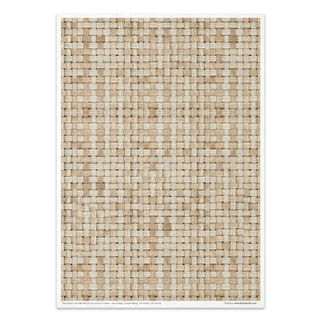 Rice paper set - A4 - Wicker & Rattan