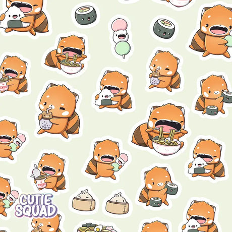 Stickersheet CutieSquad - Foodie Friends