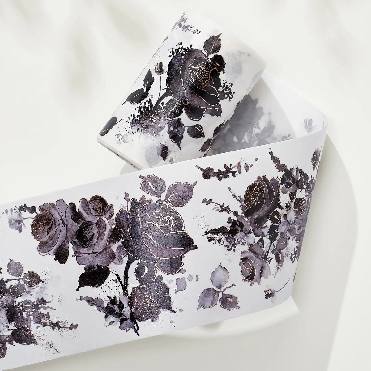 Washi Tape - 70 mm - Rose Noir