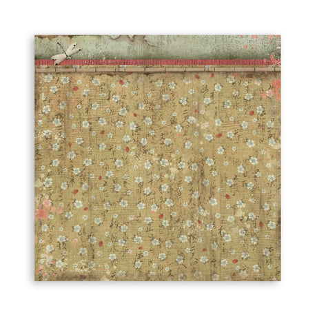 Scrapbookingpapper - Double faced - Oriental garden