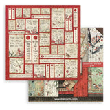 Scrapbookingpapper - Double faced - Oriental garden