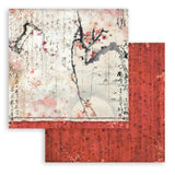 Scrapbookingpapper - Double faced - Oriental garden