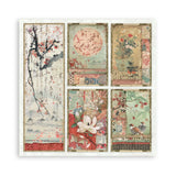 Scrapbookingpapper - Double faced - Oriental garden
