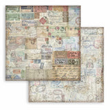 Scrapbookingpapper - Double faced - Art of Travelling