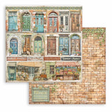 Scrapbookingpapper - Double faced - Art of Travelling
