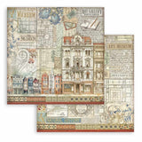 Scrapbookingpapper - Double faced - Art of Travelling