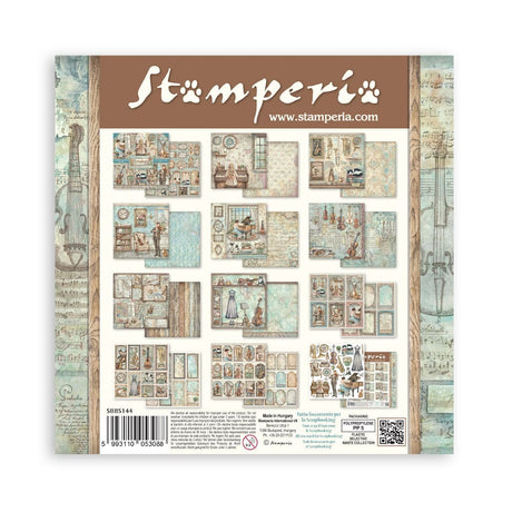 Scrapbookingpapper - Double faced - Symphony