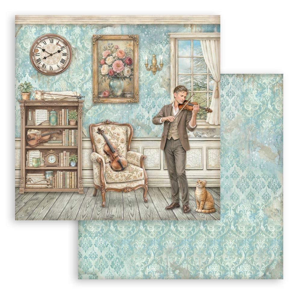 Scrapbookingpapper - Double faced - Symphony