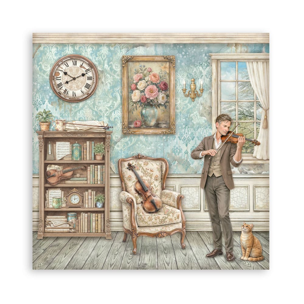 Scrapbookingpapper - Double faced - Symphony