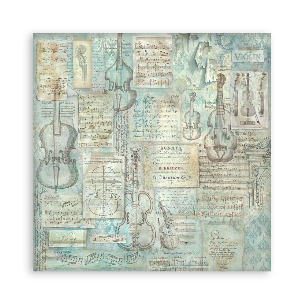 Scrapbookingpapper - Double faced - Symphony