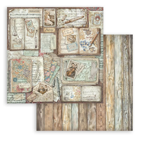 Scrapbookingpapper - Double faced - Symphony