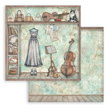 Scrapbookingpapper - Double faced - Symphony