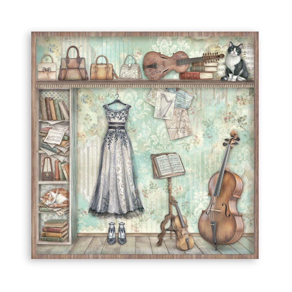 Scrapbookingpapper - Double faced - Symphony