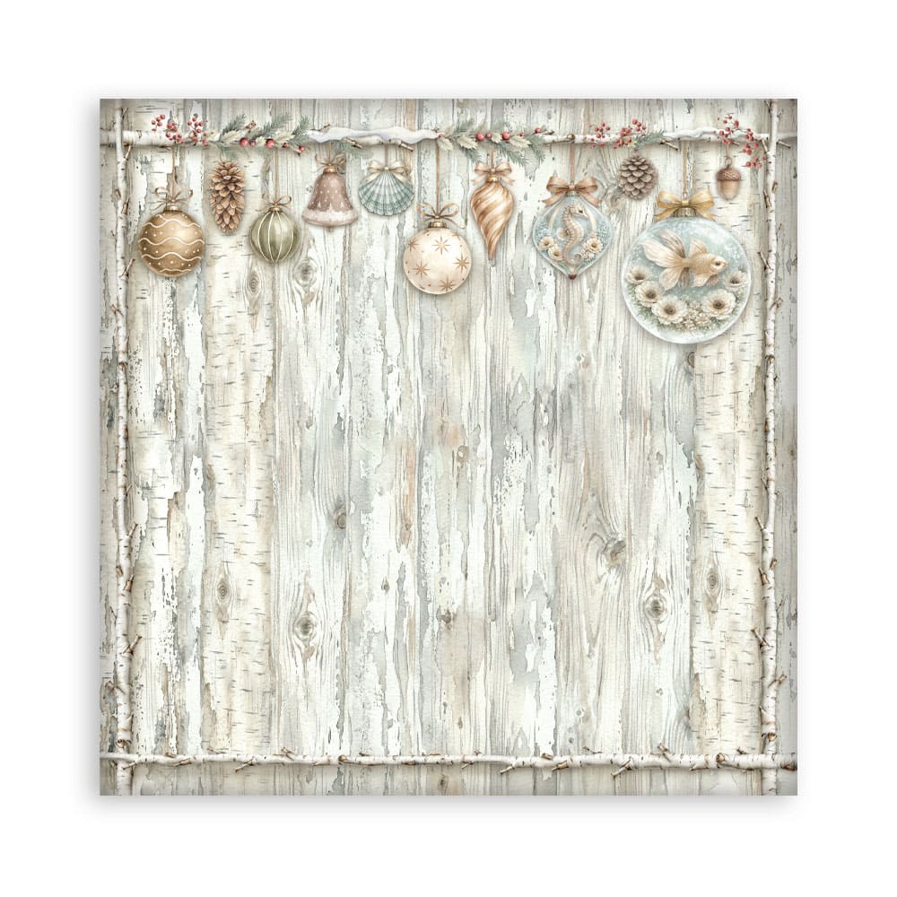 Scrapbooking paper - Backgrounds - White Christmas