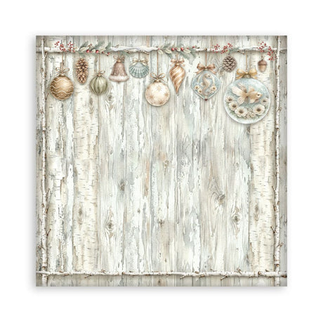 Scrapbooking paper - Backgrounds - White Christmas