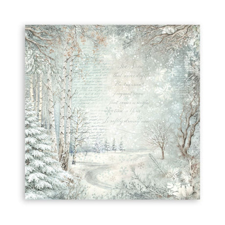 Scrapbooking paper - Backgrounds - White Christmas