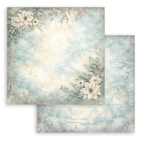 Scrapbooking paper - Backgrounds - White Christmas