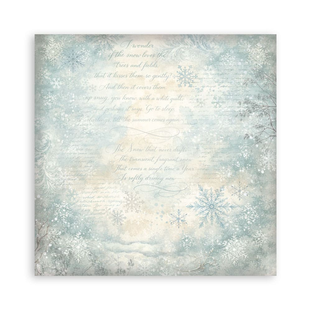 Scrapbooking paper - Backgrounds - White Christmas