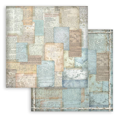 Scrapbooking paper - Backgrounds - White Christmas