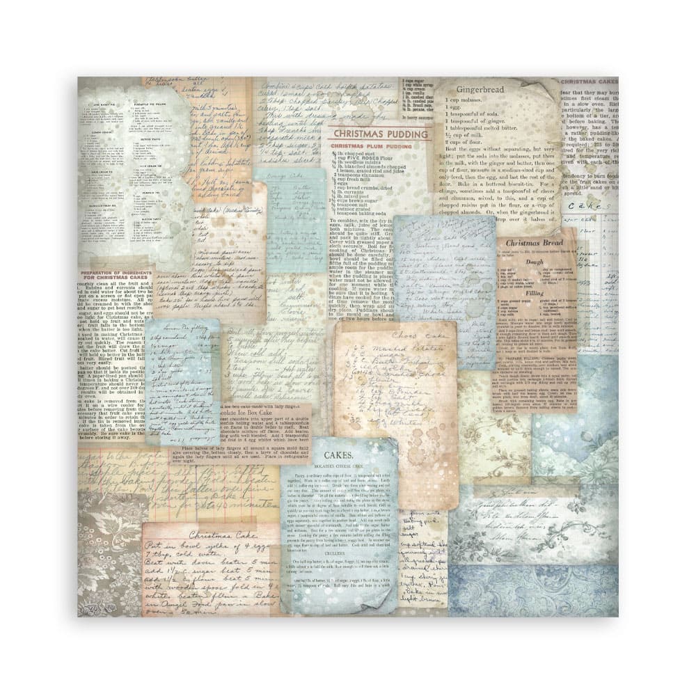 Scrapbooking paper - Backgrounds - White Christmas