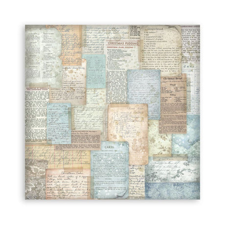 Scrapbooking paper - Backgrounds - White Christmas
