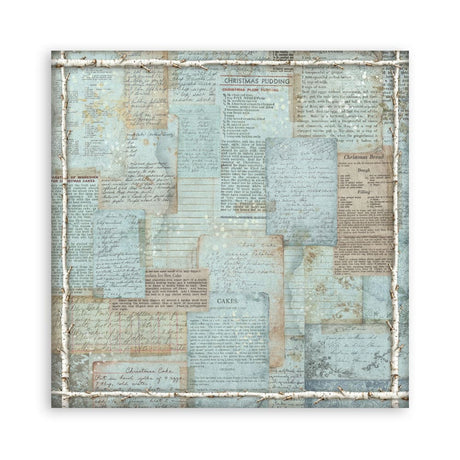 Scrapbooking paper - Backgrounds - White Christmas