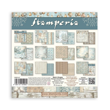 Scrapbooking paper - Backgrounds - White Christmas