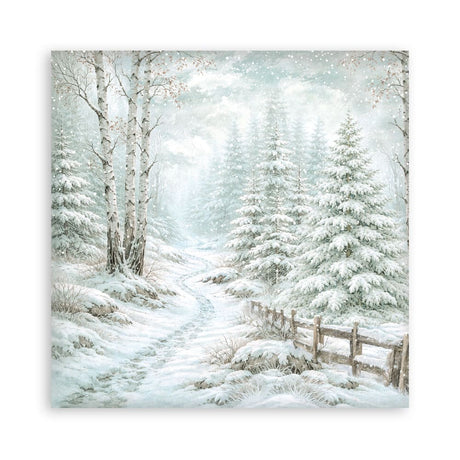 Scrapbooking paper - Backgrounds - White Christmas