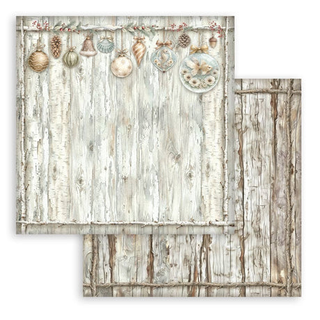 Scrapbooking paper - Backgrounds - White Christmas