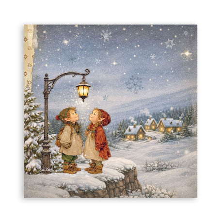 Scrapbooking paper - Double-sided - Silent Night