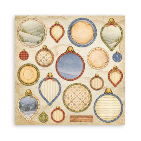 Scrapbooking paper - Double-sided - Silent Night