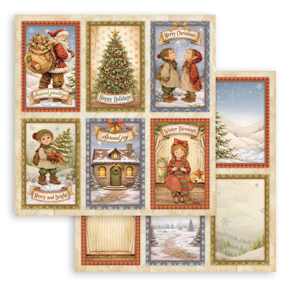 Scrapbooking paper - Double-sided - Silent Night