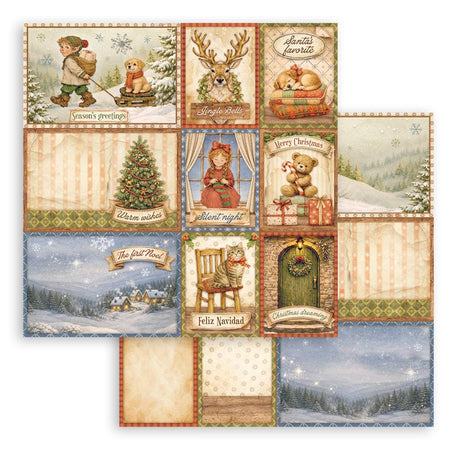 Scrapbooking paper - Double-sided - Silent Night