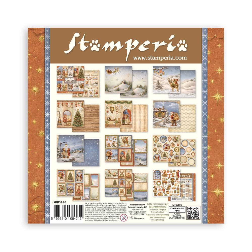 Scrapbooking paper - Double-sided - Silent Night