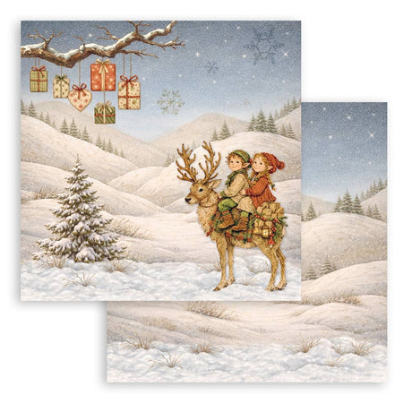Scrapbooking paper - Double-sided - Silent Night