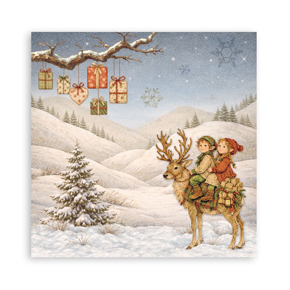 Scrapbooking paper - Double-sided - Silent Night