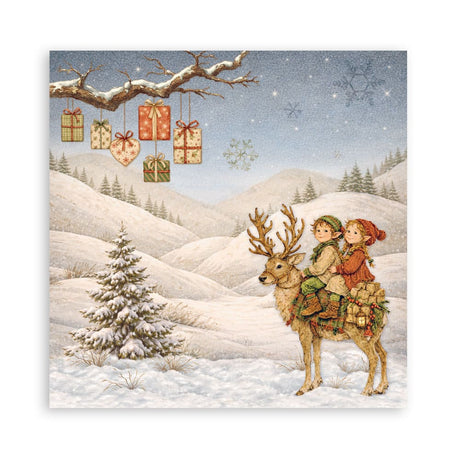 Scrapbooking paper - Double-sided - Silent Night