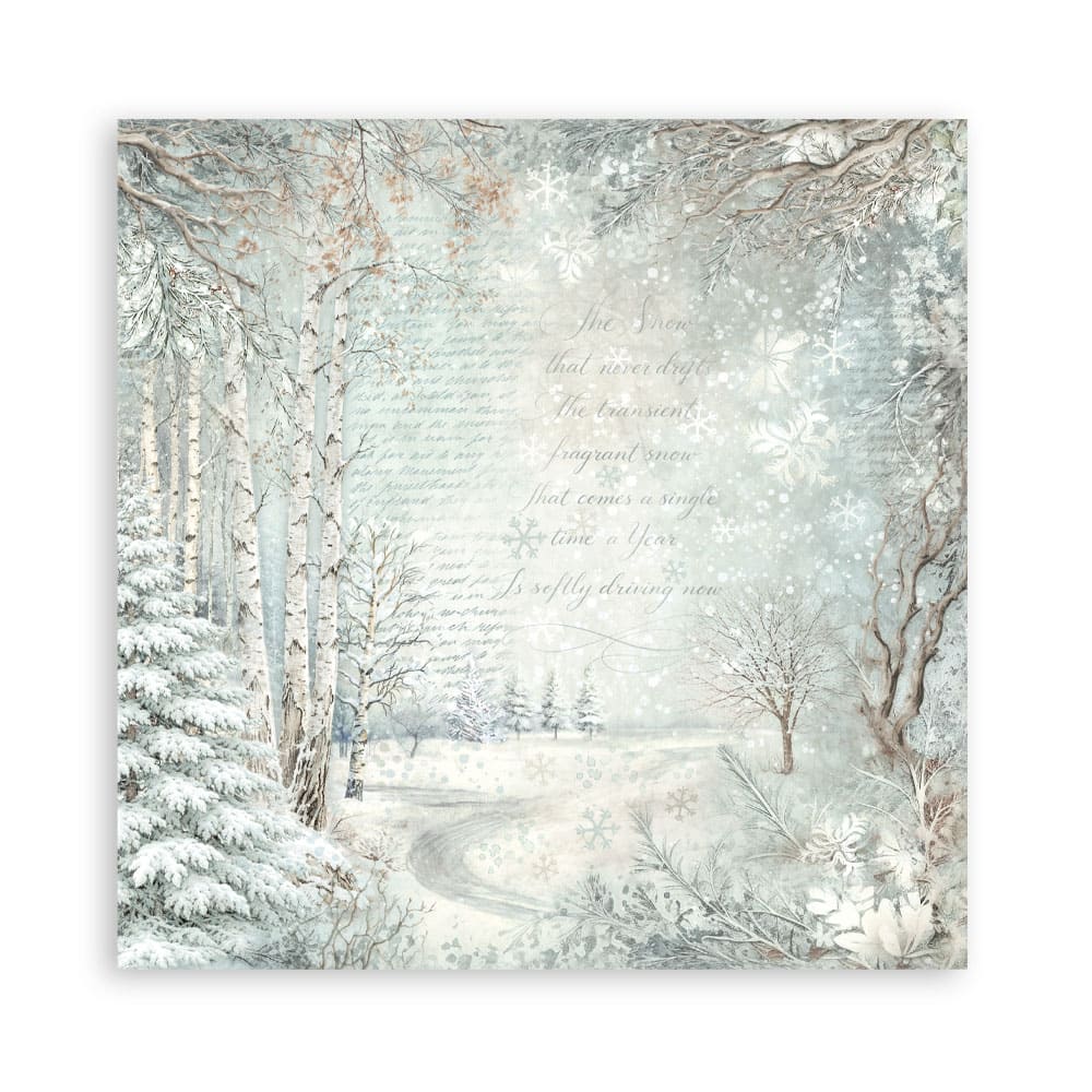 Scrapbooking Paper - Maxi Pad - White Christmas