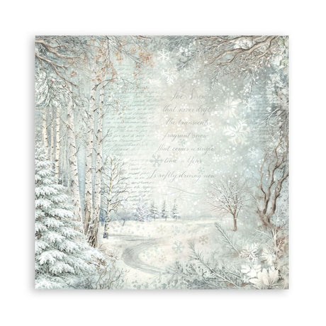 Scrapbooking Paper - Maxi Pad - White Christmas