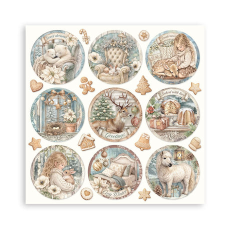 Scrapbooking Paper - Maxi Pad - White Christmas