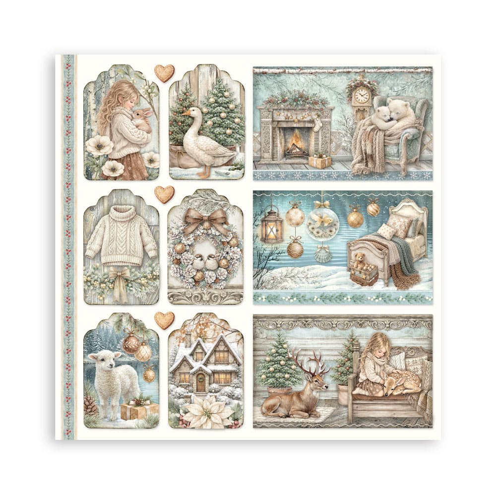 Scrapbooking Paper - Maxi Pad - White Christmas
