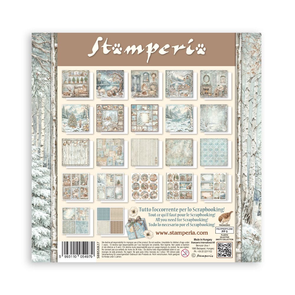 Scrapbooking Paper - Maxi Pad - White Christmas