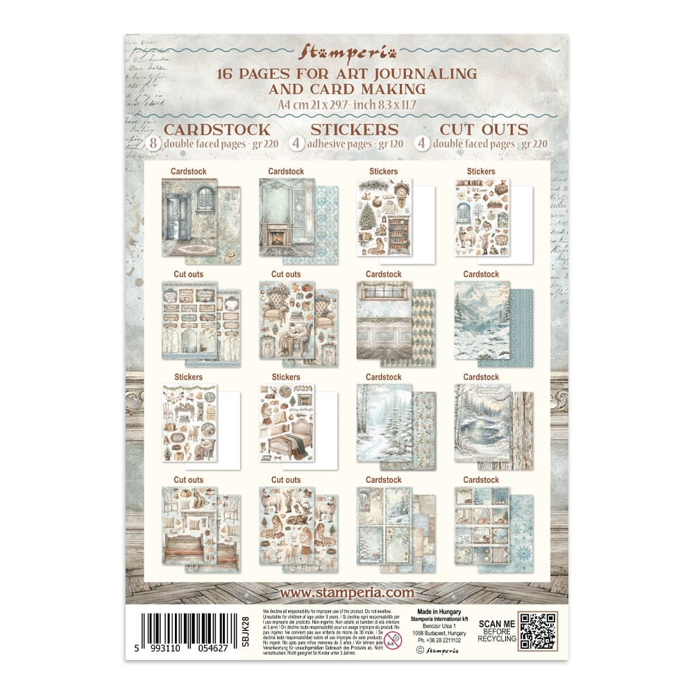 Junk Journal - White Christmas