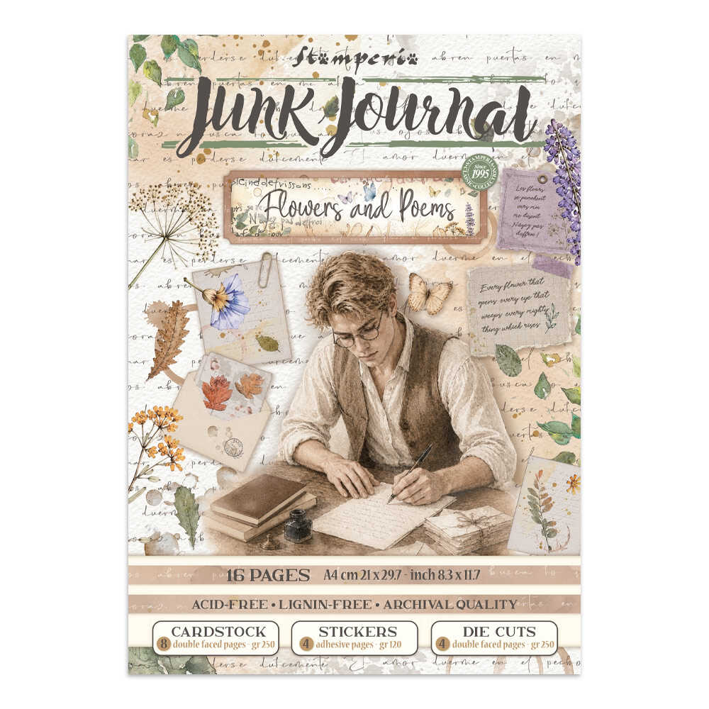 Junk Journal - Flowers and Poems