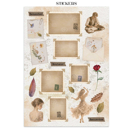 Junk Journal - Flowers and Poems