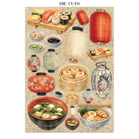 Focus points - Junk Journal - Oriental garden