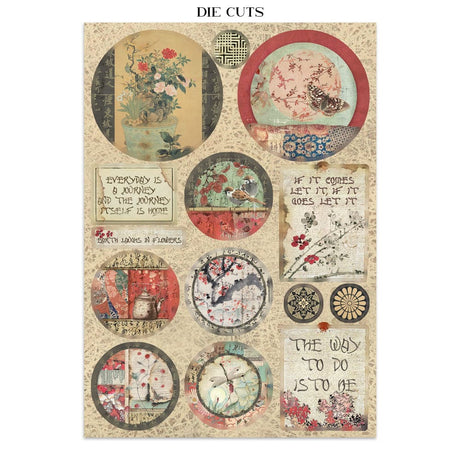 Focus points - Junk Journal - Oriental garden