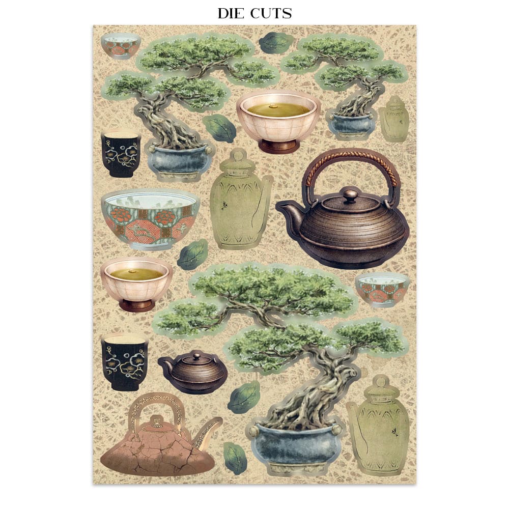 Focus points - Junk Journal - Oriental garden