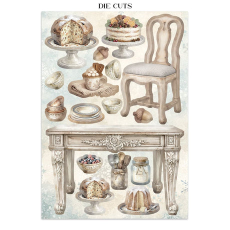Focus points - Junk Journal - White Christmas