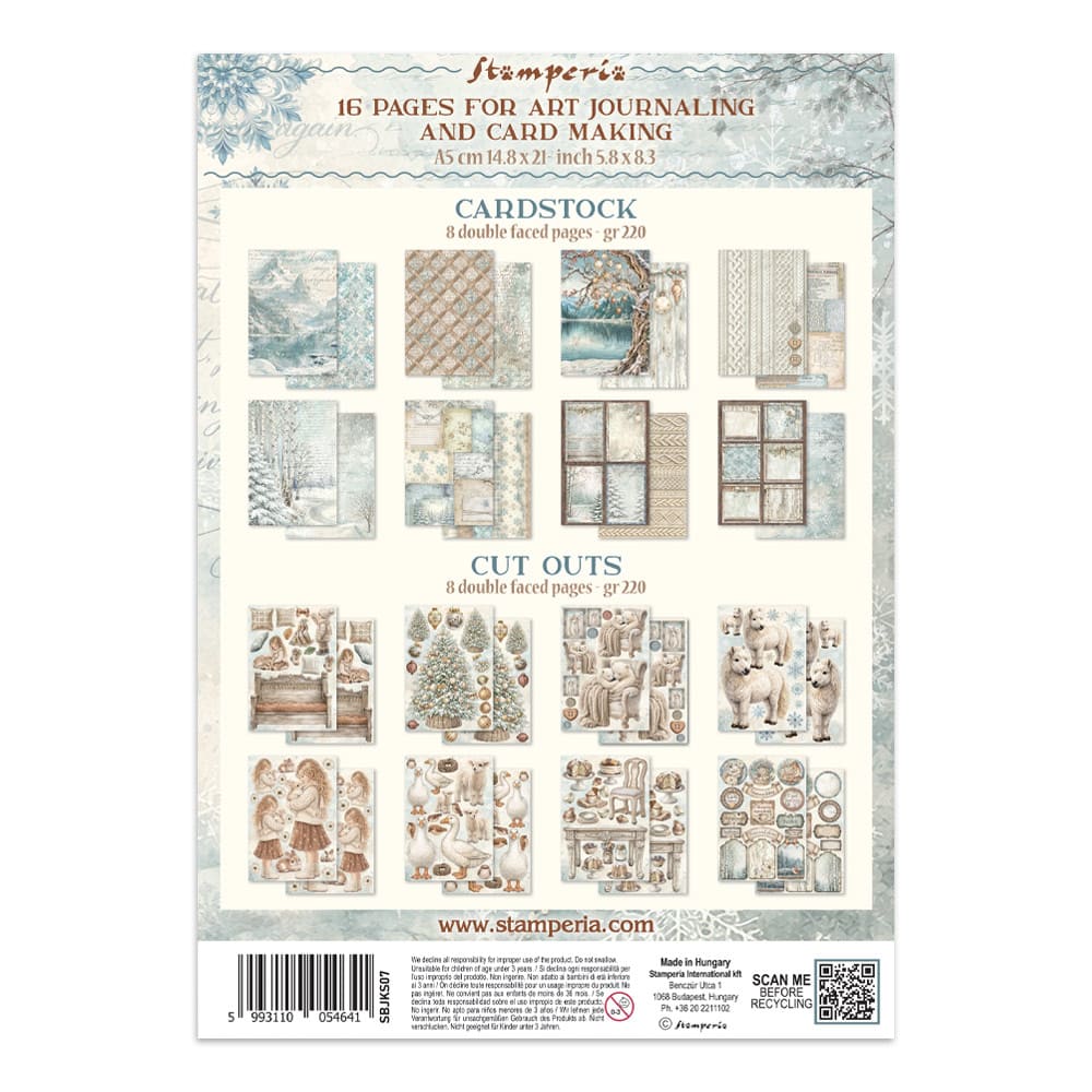 Focus points - Junk Journal - White Christmas